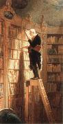 Carl Spitzweg the bookworm oil painting artist